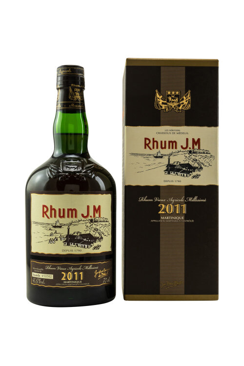 Rhum J.M 2011 Vintage 10 Jahre Cask Strength Rum Agricole 41,87% vol. 700ml