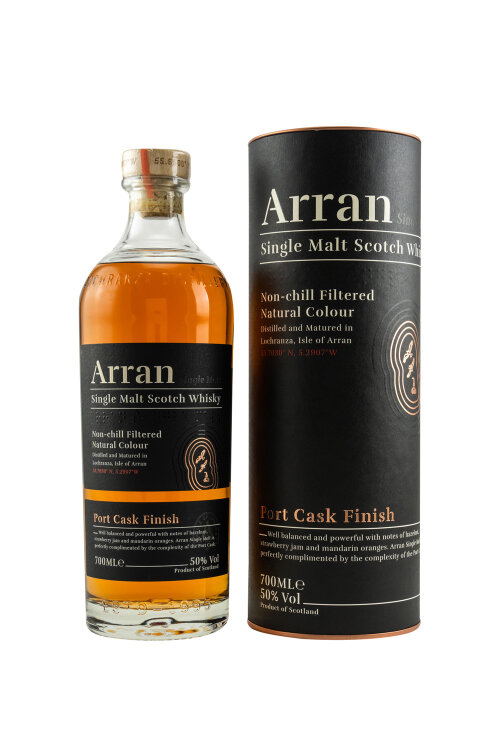 Arran Port Cask Finish Single Malt Whisky 50% vol. 700ml