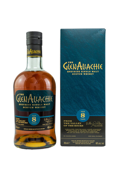 GlenAllachie 8 Jahre Speyside Single Malt Scotch Whisky 46% vol. 700ml