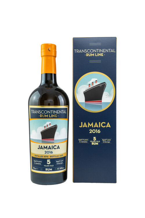Jamaica 2016/2021 Transcontinental Rum Line TCRL 57,18% vol. 700ml