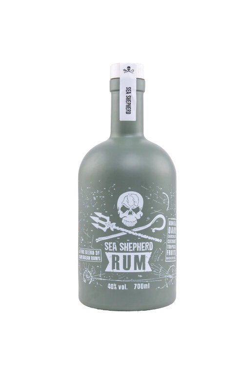 Sea Shepherd Rum - A fine blend of Caribbean Rums 40% vol. 700ml