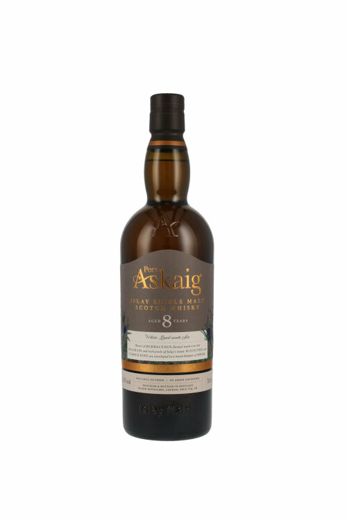 Port Askaig 8 Years Islay Single Malt Whisky Neue Ausstattung 45,8% 700ml
